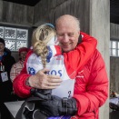 Therese Johaug won the 30 kilometer. She received a hug from the King and Queen both on the Royal stands after the race (Photo: Stian Lysberg Solum / NTB scanpix)